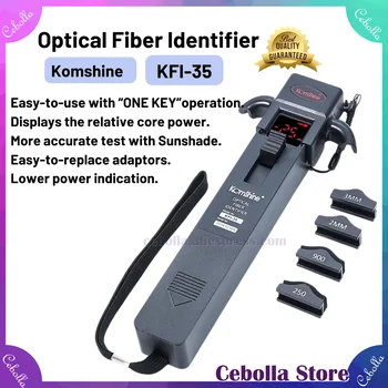 Komshine KFI-35 Optických Identifikátor Kovový Materiál Dopravné Detektor presnejší test s Slnečník