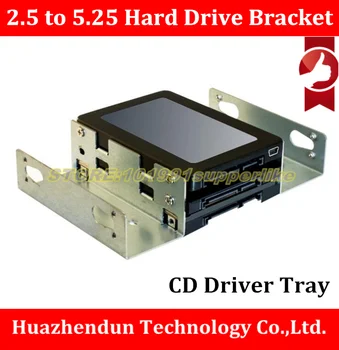Kvalitný 2.5 palce, aby 5.25 palcový Pevný Disk Držiak CD Ovládač Zásobník Pevný Disk Zásobník Ploche Notebook SSD Konverzie