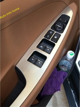 Lapetus Vnútorné Dvere, lakťová opierka Okno Výťah Ovládacie Tlačidlo Panel Kryt Výbava vhodné Na Hyundai Tucson 2016 - 2020 ABS Auto Príslušenstvo