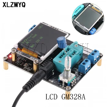 LCD GM328A Tranzistor Tester Diódy Kapacitné ESR Napätie Frekvencia Meter PWM Square Wave Generátora Signálu Diy Elektronické
