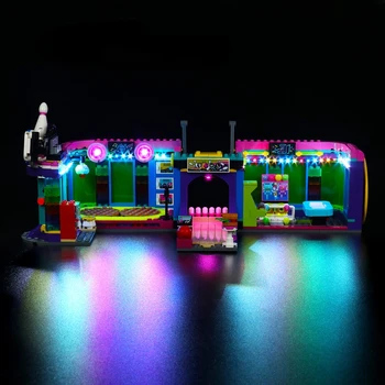 LED Svetlo Pre 41708 Roller Disco Arcade Stavebné kamene, Osvetlenie Hračiek Len na Čítanie+Batérie Poľa(Nie Zahŕňajú Modelu)