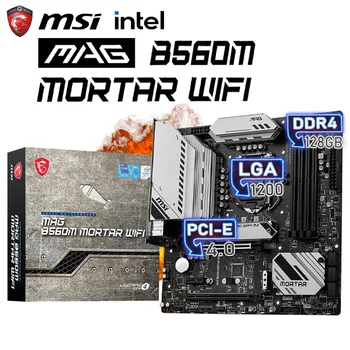 LGA 1200 MSI MAG B560M MALTY WIFI Herné základná Doska Podporu 10./11.-Gen Intel CPU 1200 Intel B560 Doske DDR4 M. 2 128 GB