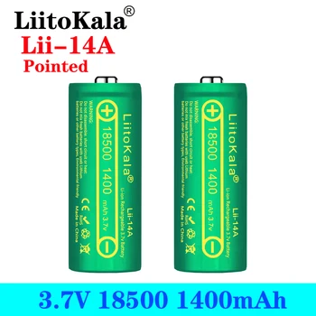 LiitoKala Lii-14A 18500 1400mah nabíjateľná Batéria 18500 batéria 3,7 V, Pre lashlight Veľkoobchod Bezpečné Li-Ion