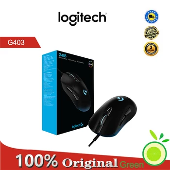 Logitech G403 HRDINA hry myš profesionálne hrdina, drôtová myš, podsvietenie, nastaviteľné, notebook, USB, kancelárie a domácnosti