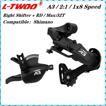 LTWOO A3 2:1 1X8 8 Rýchlosť, Motocykle Spúšť Sada 8s 8v radiaca páka Páka 8 Rýchlosť Prehadzovačka prepínače Shimano Kompatibilné