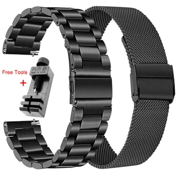 Luxusné Kovové nerezová Oceľ Remienok Pre Xiao Watch Global Verzia Smartwatch Zápästie Pásmo Mi S1 Aktívne Watchband Náramok