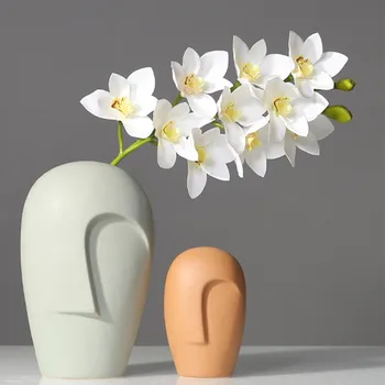 Luxusné Skutočný dotyk Grand Veľké 3D tlač umelé Cymbidium Orchidea latex strane pocit falošné kvety domov svadobné dekor flores