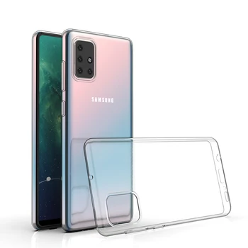 Luxusné Slim Kryt Telefónu Prípadoch Späť na Samsung Galaxy A82 Quantum 2 5G A 82 Quantum2 Mäkké Jasné, Ultra Tenké Transparentné Silikónové