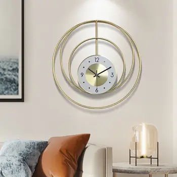 Luxusné Veľké Hodinky Stenu Minimalistický Nezvyčajné Nordic Tvorivé Sledovať Stenu Tichý Kovový Módne Reloj Porovnanie Stenu Decor Luxusné NU