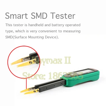 Mastech MS8910 Smart SMD RC Odpor Kapacitné Diódy Tester Multi Meter