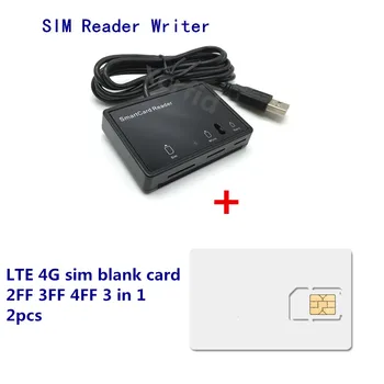 MCR3516 SIM Čitateľ, Spisovateľ Nano Mini Micro 2FF, 3FF, 4FF SIM Kariet Programovateľné Prázdne LTE USIM Karta 4G SIEŤACH GSM na Sim softvér