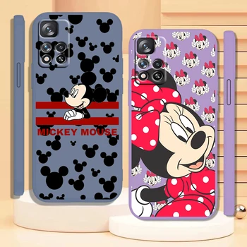 Mickey Minnie Mouse Pohode Prípade Pre Xiao Redmi Poznámka 11 11T 10 10 9 9S 9T 8 8T 7 5 Pro 4G 5G Kvapaliny Lano Kryt Telefónu Capa Coque 