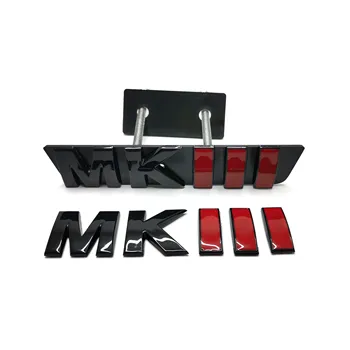 MKIII zadných dverí batožinového priestoru Zadné Auto Emblémy Písmená MK 3 Gril Zásuvky Auto Odznaky Golf 3 Príslušenstvo