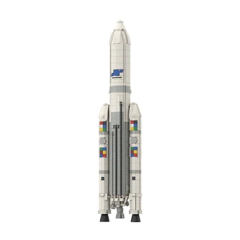 MOC Na Svete, Najväčšie Spustenie Vozidla Rocket 1:110Arianed 5 ECA Koná na Satelit a Orbitu Zeme stavebným Nastaviť Dieťa Darček