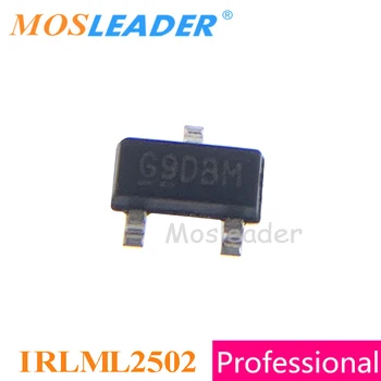Mosleader IRLML2502 SOT23 3000PCS IRLML2502TRPBF IRLML2502PBF IRLML2502TR N-Kanál 20V Vyrobené v Číne Vysokej kvality