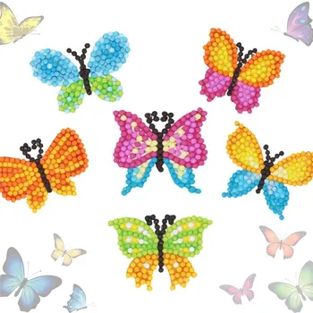 Motýľ Diamond Maľovanie Nálepky DIY Sady Motýľ Diamond Art Butterfly Diamond Nálepky podľa Čísel Súpravy Remesiel Nastaviť pre Dieťa