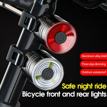 Multi Svetelné Režimy Požičovňa Svetlo Brzdové Bicykli koncových svetiel Vodotesný LED Noc na Koni Výstražné Svetlo S Hliníkovej Zliatiny Hlavu