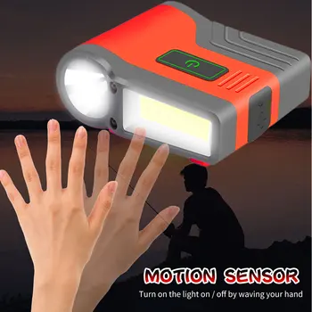 Multifunkčné Prenosné LED Spp Light Indukčné snímače Nočný Rybolov LED Spp Svetla Svetlometov Svetlomet Hlava-montáž Baterka