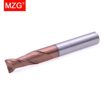 MZG Rezanie HRC60 2 Flauta Predĺžiť Konci Mlyn 100L 2 mm 4 mm Frézovanie Obrábacie Volfrámové Ocele Sprial Frézovanie Fréza Konci Mlyn