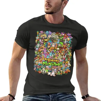 Môj Spev Monsters Všetky Charakter Nadrozmerná T-Shirt Vlastné Mužov Šaty, Krátky Rukáv Streetwear Veľká Veľkosť Topy Čaj