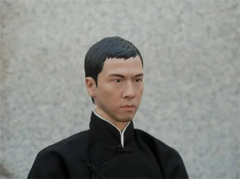 Na Predaj 1/6. Kung Fu Donnie Yen IP Man Čínsky Ázijské Hlavu Sochy Pre 12inch Telo Bábiky