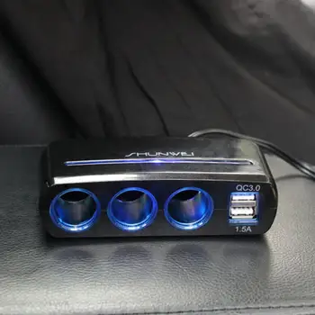 Nabíjačka Zástrčky Hrať Rýchle Nabíjanie DC12V/24V Duálny USB Nabíjačka do Auta Splitter pre SUV