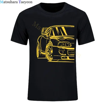 Najlepšie Supra 2JZ Tričko Fashion Harajuku Tee Tričko 100% Bavlna Športové Auto T-shirt Streetwear Oblečenie Camiseta