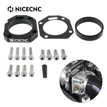 NICECNC Dual Plyn Telo Súprava Adaptéra Pre RBC RRC K20 K24 K20z1 K20a1 K20a2 K24a Motora Čierne Hliníkové Auto Príslušenstvo