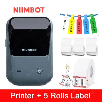 Niimbot B1 Label Maker Prenosné Tepelná Tlačiareň štítkov Bluetooth Spojenie samolepiace Nálepky, Štítok Stroj Pre Mobilný telefón