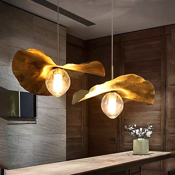 Nordic moderný luster prívesok svetlo kuchyňa lotus stropné lampy, obývacia izba lightning kuchyne medi domov bedroomdecorativos