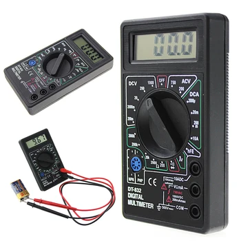NOVÉ Profesionálne DT832 Digitálny Multimeter LCD DC AC Voltmeter Ammeter Ohm Tester