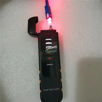 NOVÉ VFL 15 km, Červená Optického Vlákna Pero Optického Vlákna Poruchy Locator FTTH (Fiber Optic Test USB nabíjanie LED osvetlenie pero
