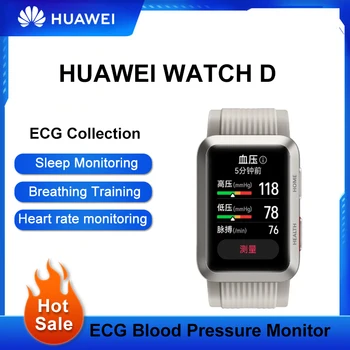 NOVÝ Huawei SLEDOVAŤ D Zápästie EKG, Krvného Tlaku Zber Záznamník Domov Spať na Meranie Teploty Smart Športové Telefón Hodinky