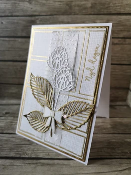 Nový Kvet, list dekorácie Rezanie kovov Zomrie Blany DIY Scrapbooking Papier/foto Karty Razba Zomrie