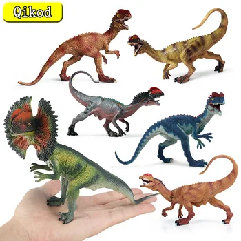 Nový Realistický Figúrky Jurský Simulácia Dinosaura Animal Model Dilophosaurus PVC Akcie FigureCollecting Deti Vzdelávacie Hračky