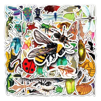 Nálepky Estetické Hmyzu Zvierat Kreslený Obrázok Graffiti Nálepka Dieťa Papiernictvo Notebook Notebook, Auto, Telefón Prípade Gitara Skate