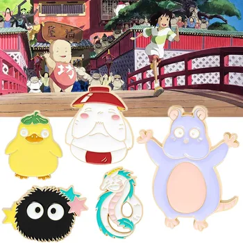 Odvážneho Preč Nigihayami Kohakunushi Myši Odznak Brošňa Kovový Kolík Cosplay Kostým Cartoon Rekvizity Príslušenstvo