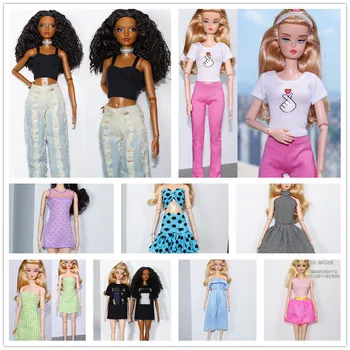 Originálne módne Oblečenie set / Tričko, Nohavice top Sukne, Šaty, Oblečenie, oblečenie Pre 1/6 BJD Xinyi FR ST Barbie Bábika / doll oblečenie
