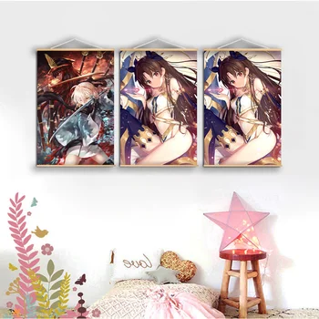 Osud Grand Aby Anime Stene Plagát plátno na maľovanie Masívneho Dreva Visí Prejdite plagáty na stenu dekor Interiéru Cosplay
