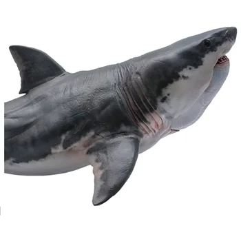 PNSO Megalodon Shark Modelu Sea Life Klasické Hračky pre Chlapca, Deti Dávnych Zvierat Obrázok Úst Môžu Otvoriť a Uzavrieť s Retail Box