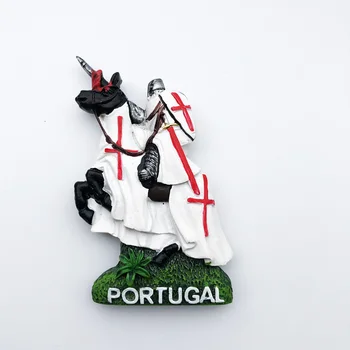 Portugalsko Magnet Na Chladničku Magnet Darčeky Tvorivé Cestovného Ruchu Pamätné Dekoratívne Remesiel Stereo Lance Jazdectvo Bojovník