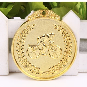 Požičovňa/Bike Medaily Zlatá Farba Medaila a Strieborná Medaila Farba a Branze Farba Medaila
