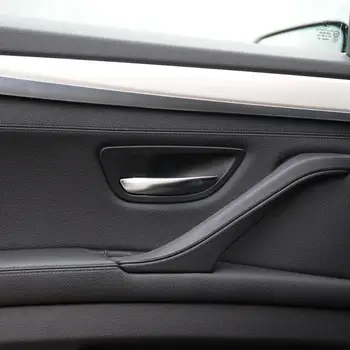 Pre BMW série 5 F10 F11 Sivá Béžová Čierna Auto vľavo, vpravo vo vnútri Interiéru Rukoväť Vnútorné Dvere, Panel Vytiahnuť Výbava Kryt LHD