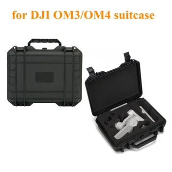 pre DJI OM4 SE/Osmo 3 Mobilný Telefón PTZ Stabilizátor Skladovanie Taška Kufor Plastové Hard Shell puzdro Príslušenstvo