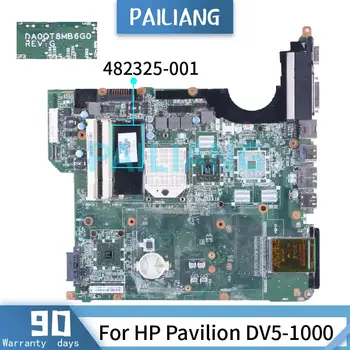 Pre HP Pavilion DV5-1000 Prenosný počítač Doske 482325-001 DA0QT8MB6G0 REV:G DDR3 pre Notebook Doske