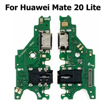 Pre Huawei Mate 20 Lite USB Nabíjanie Rada Nabíjací Port PCB Dock Konektor Flex Kábel