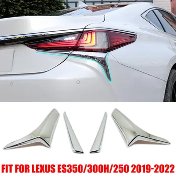 Pre Lexus ES250/350/300H 2019-2022 Auto ABS Chrome zadné Svetlo, Zadné Lampy, Trim