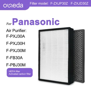 pre Panasonic Čistička Vzduchu F-PXJ30A F-PXJ30H F-PXJ30M F-FB30A F-PBJ30M HEPA Filter F-ZXJP30C Uhlíkový Filter F-Filter ZXJD30Z