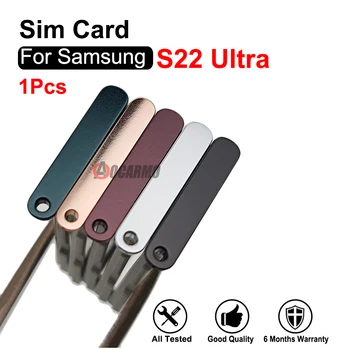 Pre Samsung Galaxy S22 Ultra S22U Jednej Sim Zásobník Dual Sim Karty MicroSD Držiteľ Nano Slot Náhradný Diel