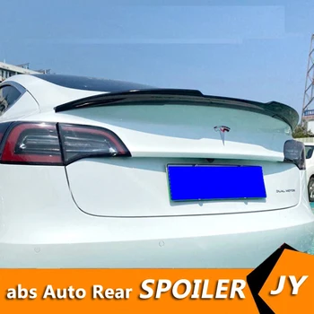 Pre Tesla model 3 Spojler na roky 2014-2020 Tesla model 3 ACM4-DK pery spojler, ABS Materiálu Spojler Pre Tesla model 3 Spojler